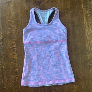 ivivva lululemon yoga top with built in bra
